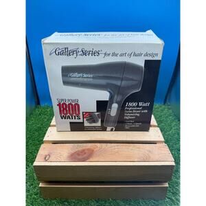 Gallery Series Professional 1800 Watt Turbo Hair Dryer with Volumizing Diffuser